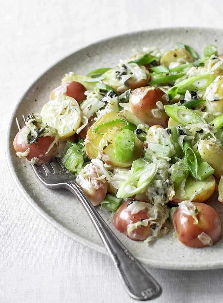 Potato and Sauerkraut Salad